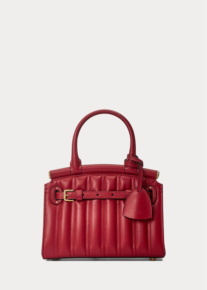 Bolso Ralph Lauren Mujer Quilted Calfskin Mini Rl50 Hand Chile Rojas ISZVU-2106